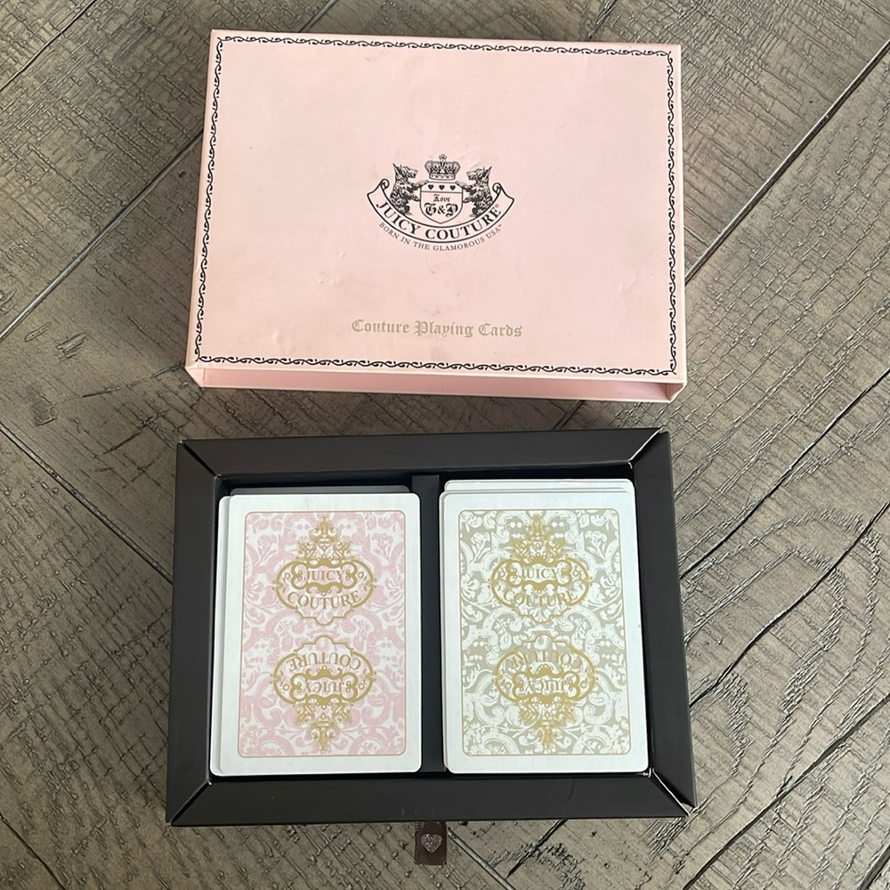 Vintage Juicy Couture Playing Cards